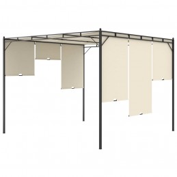 Acquista Gazebo da Giardino con Tenda Laterale 3x3x2,25m Crema con riferimento GHV-47993 della ditta GARDENHOME