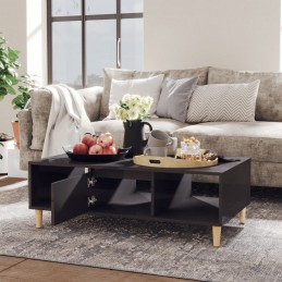 Acquista Tavolino da Salotto Grigio Lucido 103,5x60x35 cm in Truciolato con riferimento GHV-806021 della ditta GARDENHOME