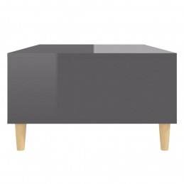 Acquista Tavolino da Salotto Grigio Lucido 103,5x60x35 cm in Truciolato con riferimento GHV-806021 della ditta GARDENHOME