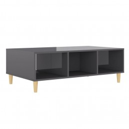 Acquista Tavolino da Salotto Grigio Lucido 103,5x60x35 cm in Truciolato con riferimento GHV-806021 della ditta GARDENHOME