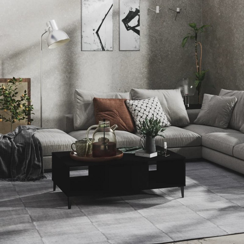 Acquista Tavolino da Salotto Nero 103,5x60x35 cm in Truciolato con riferimento GHV-806023 della ditta GARDENHOME
