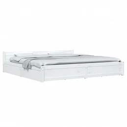 Acquista Giroletto con Cassetti Bianco 180x200 cm 6FT Super King con riferimento GHV-3103575 della ditta GARDENHOME
