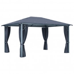 Acquista Gazebo con Tenda 400 x 300 cm Antracite Alluminio con riferimento GHV-48045 della ditta GARDENHOME