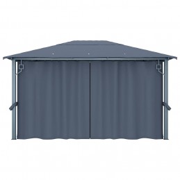 Acquista Gazebo con Tenda 400 x 300 cm Antracite Alluminio con riferimento GHV-48045 della ditta GARDENHOME