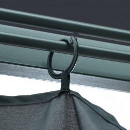 Acquista Gazebo con Tenda 400 x 300 cm Antracite Alluminio con riferimento GHV-48045 della ditta GARDENHOME