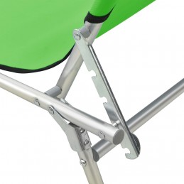 Acquista Lettino Prendisole Pieghevole con Baldacchino Verde Alluminio con riferimento GHV-310361 della ditta GARDENHOME