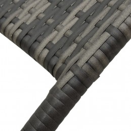 Acquista Lettino Prendisole Pieghevole in Polyrattan Grigio con riferimento GHV-48128 della ditta GARDENHOME