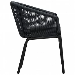 Acquista Sedie da Giardino 2 pz Nere in Rattan PE con riferimento GHV-48135 della ditta GARDENHOME