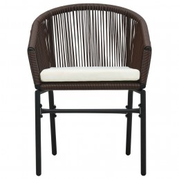 Acquista Sedie da Giardino 2 pz Marroni in Rattan PE con riferimento GHV-48136 della ditta GARDENHOME