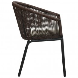 Acquista Sedie da Giardino 2 pz Marroni in Rattan PE con riferimento GHV-48136 della ditta GARDENHOME
