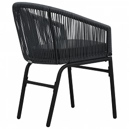 Acquista Sedie da Giardino 2 pz Antracite in Rattan PE con riferimento GHV-48137 della ditta GARDENHOME