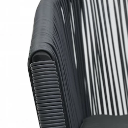 Acquista Sedie da Giardino 2 pz Antracite in Rattan PE con riferimento GHV-48137 della ditta GARDENHOME
