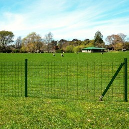 Acquista Recinzione Europea in Acciaio 25 x 1,2 m Verde con riferimento GHV-140562 della ditta GARDENHOME