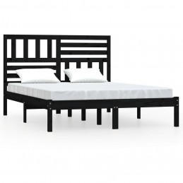 Acquista Giroletto Nero in Legno Massello di Pino 140x200 cm con riferimento GHV-3101007 della ditta GARDENHOME