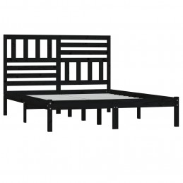 Acquista Giroletto Nero in Legno Massello di Pino 140x200 cm con riferimento GHV-3101007 della ditta GARDENHOME