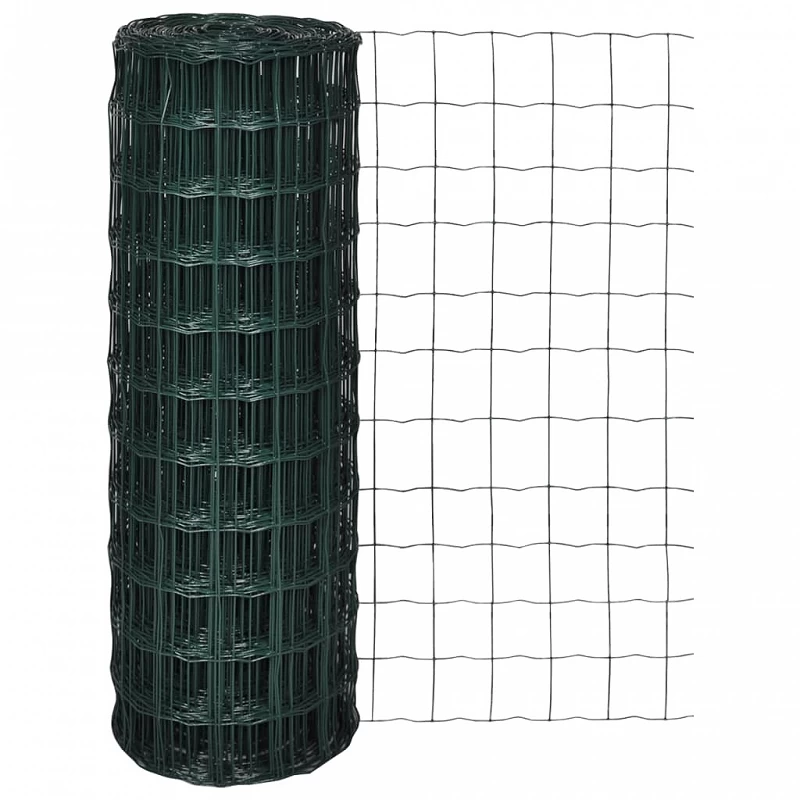 Acquista Recinzione Europea in Acciaio 25 x 1,2 m Verde con riferimento GHV-140592 della ditta GARDENHOME