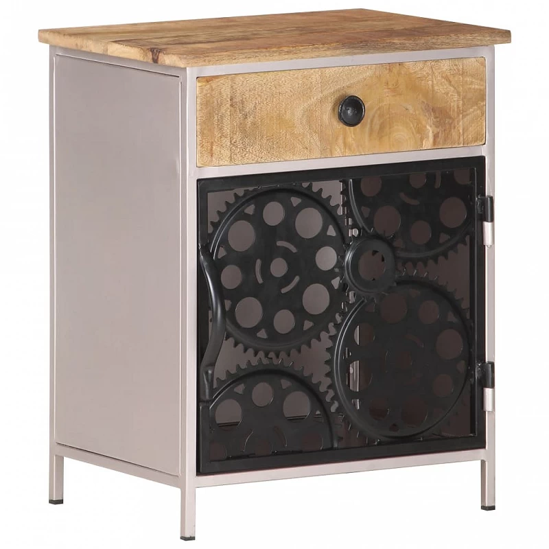 Acquista Comodino 40x30x50 cm in Legno di Mango Grezzo con riferimento GHV-323738 della ditta GARDENHOME
