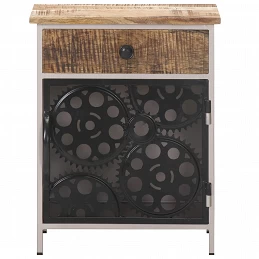 Acquista Comodino 40x30x50 cm in Legno di Mango Grezzo con riferimento GHV-323738 della ditta GARDENHOME