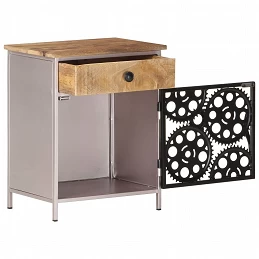 Acquista Comodino 40x30x50 cm in Legno di Mango Grezzo con riferimento GHV-323738 della ditta GARDENHOME