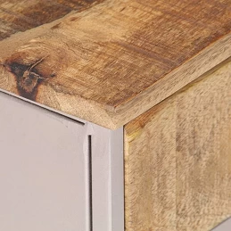 Acquista Comodino 40x30x50 cm in Legno di Mango Grezzo con riferimento GHV-323738 della ditta GARDENHOME