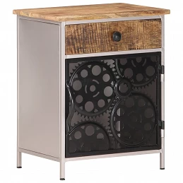 Acquista Comodino 40x30x50 cm in Legno di Mango Grezzo con riferimento GHV-323738 della ditta GARDENHOME