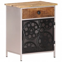 Acquista Comodino 40x30x50 cm in Legno di Mango Grezzo con riferimento GHV-323738 della ditta GARDENHOME