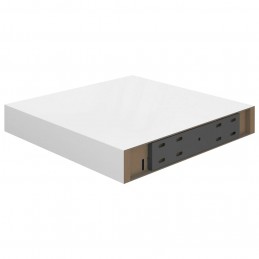 Acquista Scaffali a Parete 4 pz Bianco Lucido 23x23,5x3,8 cm in MDF con riferimento GHV-323741 della ditta GARDENHOME