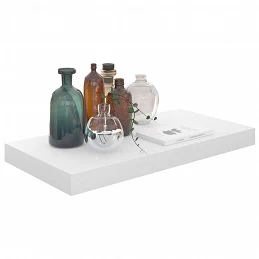 Acquista Scaffali a Parete 2 pz Bianco Lucido 50x23x3,8 cm in MDF con riferimento GHV-323746 della ditta GARDENHOME