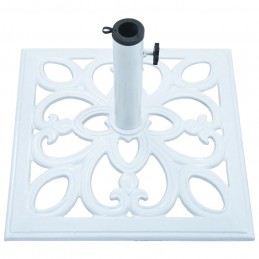 Acquista Base Ombrellone Bianca 12 kg 49 cm in Ghisa con riferimento GHV-47867 della ditta GARDENHOME