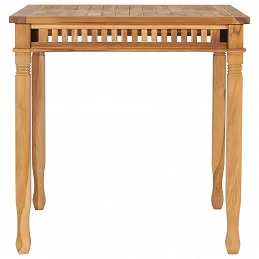 Acquista Tavolo da Pranzo per Giardino 80x80x80 cm in Massello di Teak con riferimento GHV-49384 della ditta GARDENHOME