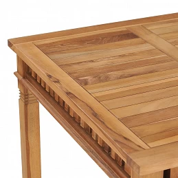 Acquista Tavolo da Pranzo per Giardino 80x80x80 cm in Massello di Teak con riferimento GHV-49384 della ditta GARDENHOME
