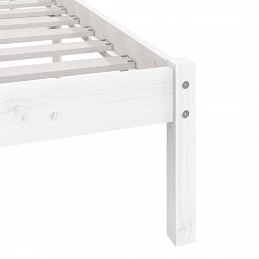 Acquista Giroletto Bianco in Legno Massello di Pino 160x200 cm con riferimento GHV-3101034 della ditta GARDENHOME