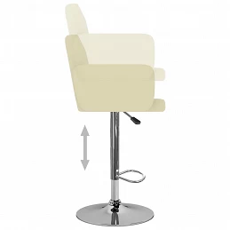 Acquista Sgabelli da Bar 2 pz Crema in Similpelle con riferimento GHV-323657 della ditta GARDENHOME