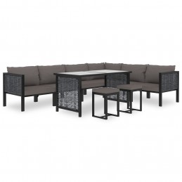 Acquista idaXL Divano Angolare Modulare Bracciolo Sinistro Polyrattan Antracite con riferimento GHV-49396 della ditta GARDENHOME