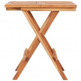 Acquista Tavolo da Bistrot Pieghevole 60x60x65 cm in Massello di Teak con riferimento GHV-48996 della ditta GARDENHOME