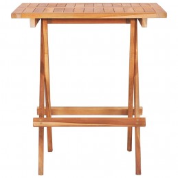 Acquista Tavolo da Bistrot Pieghevole 60x60x65 cm in Massello di Teak con riferimento GHV-48996 della ditta GARDENHOME