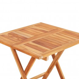 Acquista Tavolo da Bistrot Pieghevole 60x60x65 cm in Massello di Teak con riferimento GHV-48996 della ditta GARDENHOME