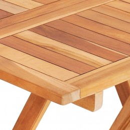Acquista Tavolo da Bistrot Pieghevole 60x60x65 cm in Massello di Teak con riferimento GHV-48996 della ditta GARDENHOME