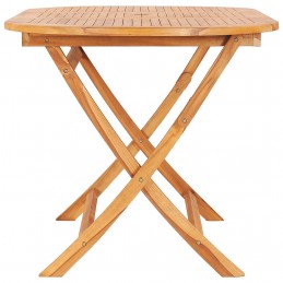 Acquista Tavolo da Giardino Pieghevole 160x80x75 cm in Massello di Teak con riferimento GHV-48998 della ditta GARDENHOME