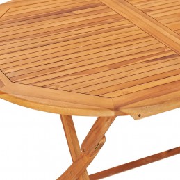 Acquista Tavolo da Giardino Pieghevole 160x80x75 cm in Massello di Teak con riferimento GHV-48998 della ditta GARDENHOME