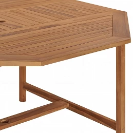 Acquista Tavolo da Giardino 150x150x75 cm in Legno Massello di Teak con riferimento GHV-49009 della ditta GARDENHOME