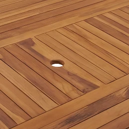 Acquista Tavolo da Giardino 150x150x75 cm in Legno Massello di Teak con riferimento GHV-49009 della ditta GARDENHOME