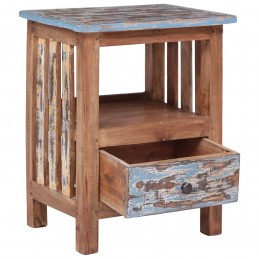 Acquista Comodino 41x30x50 cm in Legno Massello di Recupero con riferimento GHV-283926 della ditta GARDENHOME