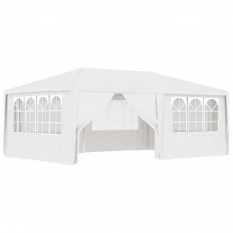 Acquista Gazebo Professionale con Pareti 4x6 m Bianco 90 g/m² con riferimento GHV-48527 della ditta GARDENHOME