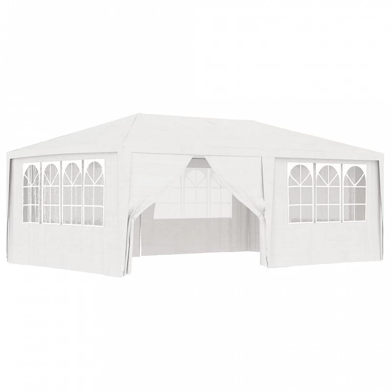 Acquista Gazebo Professionale con Pareti 4x6 m Bianco 90 g/m² con riferimento GHV-48527 della ditta GARDENHOME