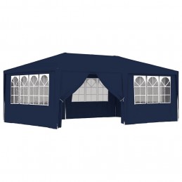 Acquista Gazebo Professionale con Pareti 4x6 m Blu 90 g/m² con riferimento GHV-48528 della ditta GARDENHOME