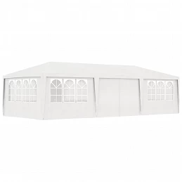 Acquista Gazebo Professionale con Pareti 4x9 m Bianco 90 g/m² con riferimento GHV-48529 della ditta GARDENHOME