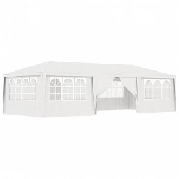 Acquista Gazebo Professionale con Pareti 4x9 m Bianco 90 g/m² con riferimento GHV-48529 della ditta GARDENHOME
