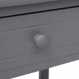 Acquista Comodino Grigio 40x29x42 cm in Legno di Paulonia con riferimento GHV-284050 della ditta GARDENHOME