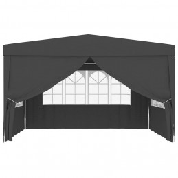 Acquista Gazebo Professionale con Pareti 4x4 m Antracite 90 g/m² con riferimento GHV-48535 della ditta GARDENHOME